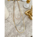 Collier Serpent triple tricolore