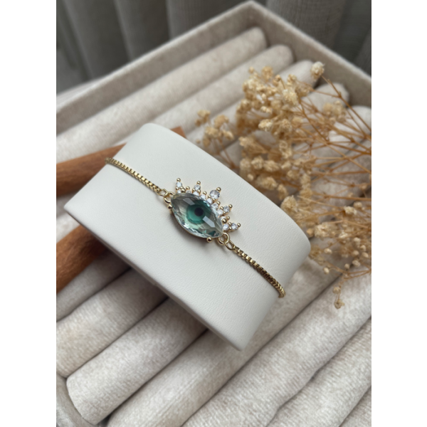 Bracelet Yeux Verte