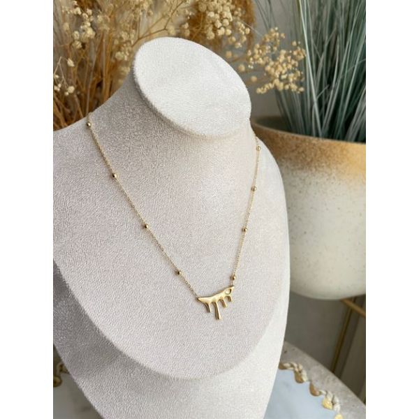 Collier Pendentif Doré