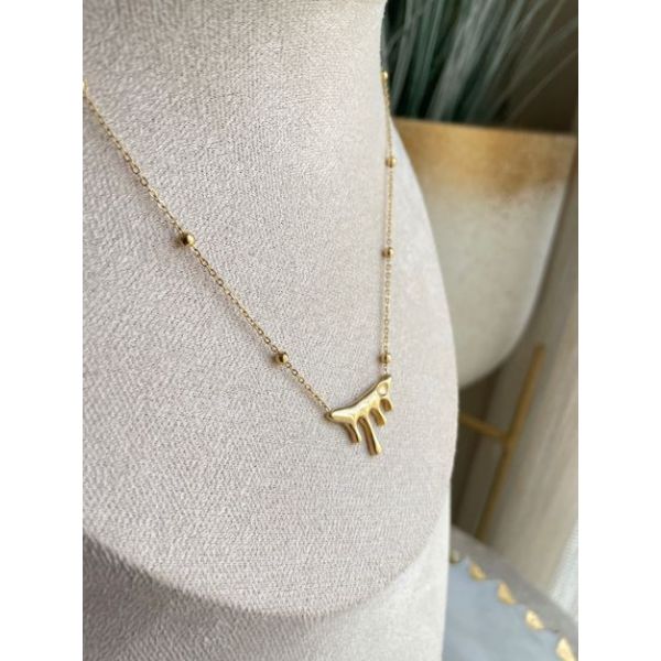 Collier Pendentif Doré