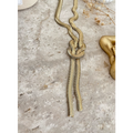 Collier plongeant noeud
