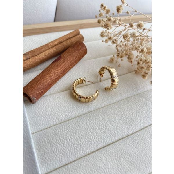 Boucles avec strass