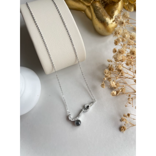 Collier Hob avec perle MAGIQUE AMOUR Argent