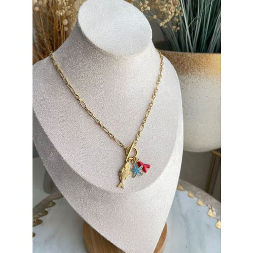Collier Corail D'été