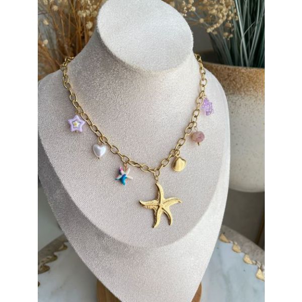 Collier étoile Marine