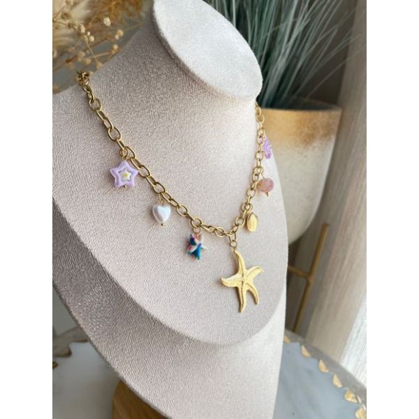Collier étoile Marine