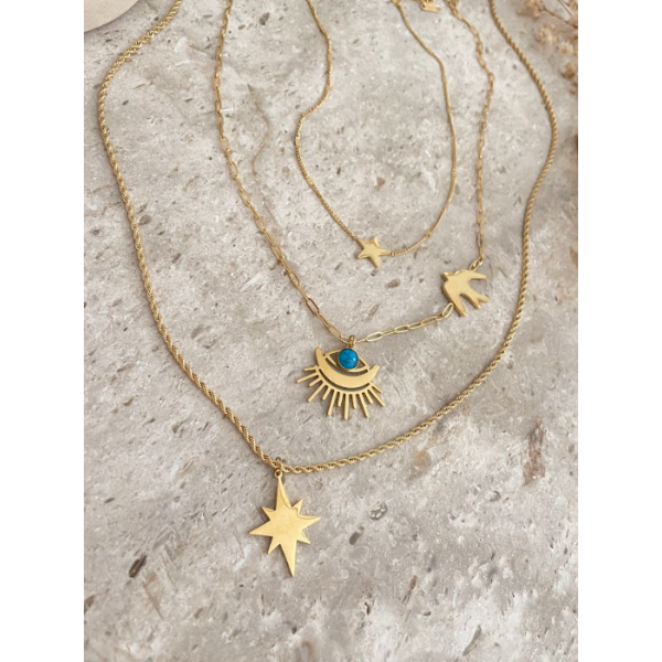 Collier Trio avec petite étoile