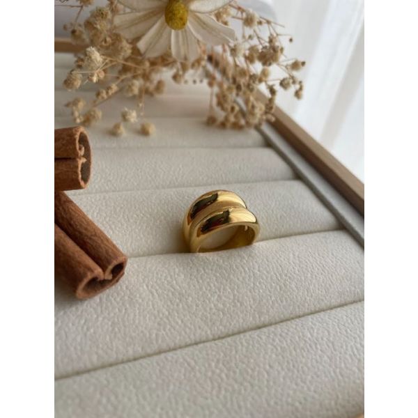 Bague jonc large Double