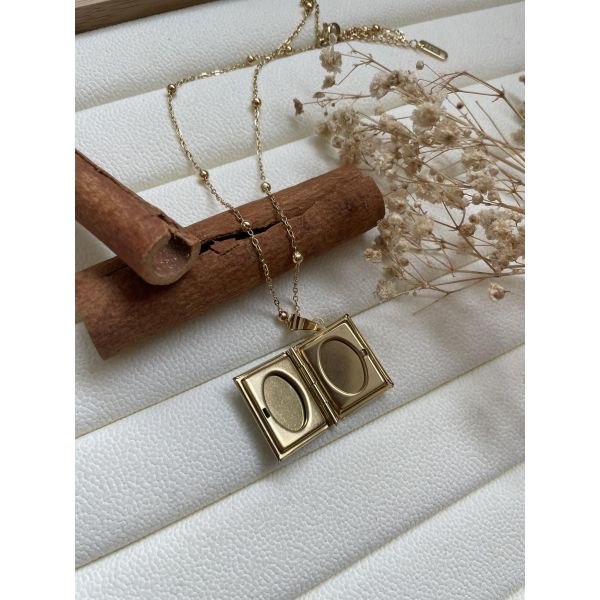 Collier avec Pendentif Livre