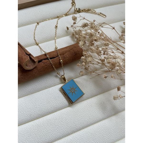 Collier avec Pendentif Livre