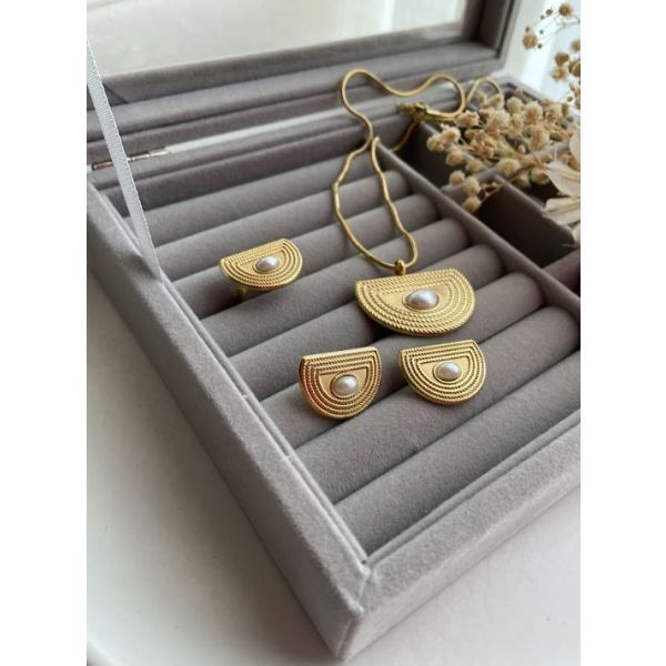 Parure Eventail Perle