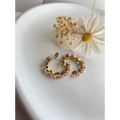Créole avec strass Nude