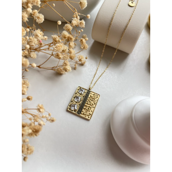 Collier Recatngulaire Douaa