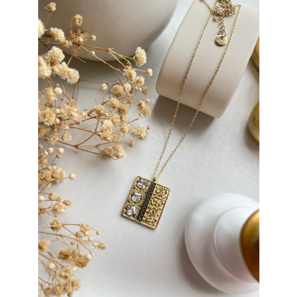 Collier Recatngulaire Douaa