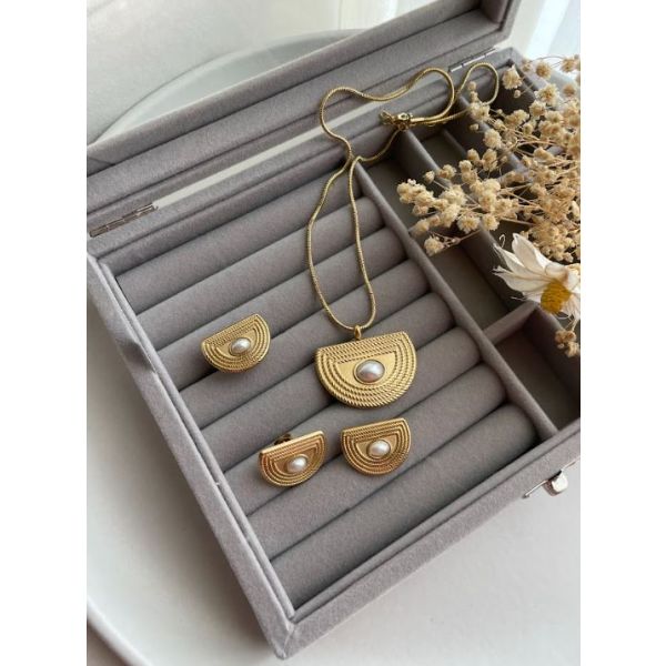 Parure Eventail Perle