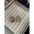 Boucle spirale Doré