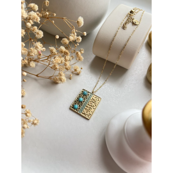 Collier Douâa Forme Carré