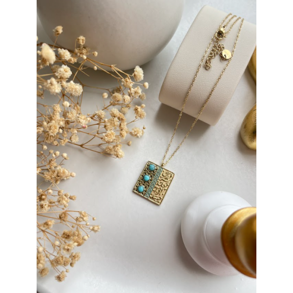 Collier Douâa Forme Carré