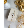 Bracelet Tréfle Blanc