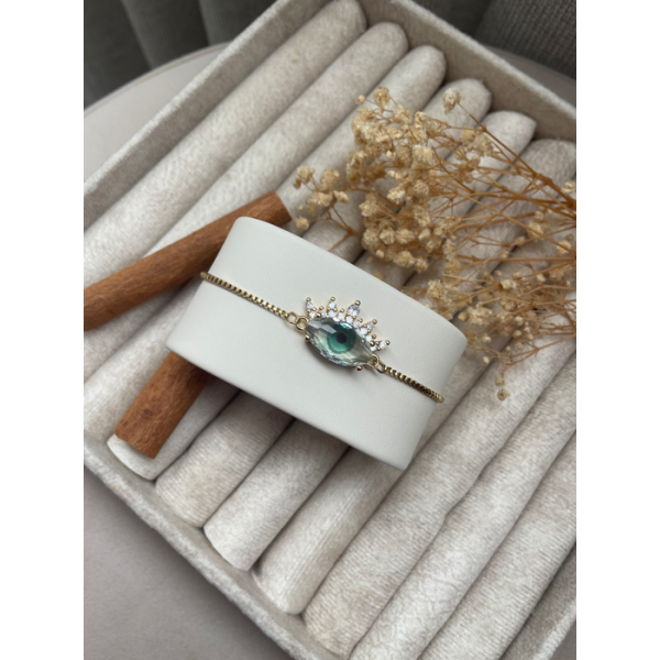 Bracelet Yeux Verte