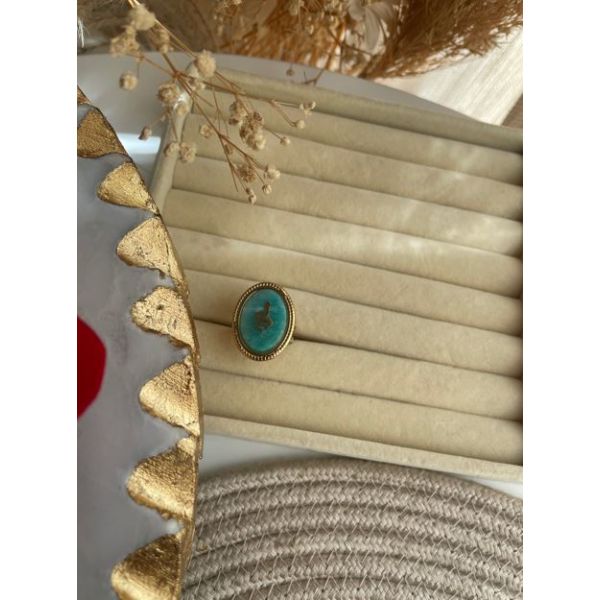 Bague Serpent Turquoise