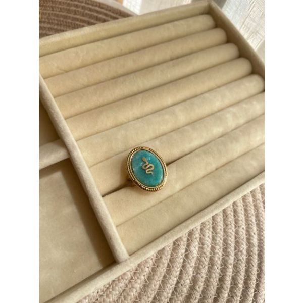 Bague Serpent Turquoise