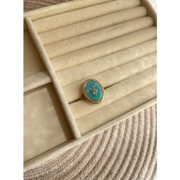 Bague Serpent Turquoise