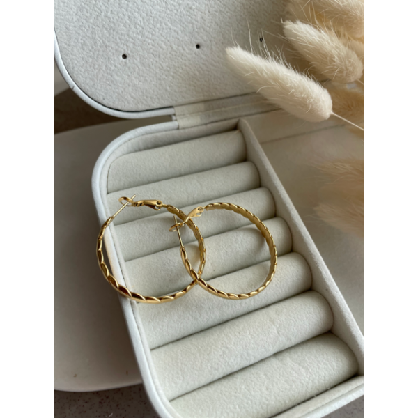 Boucle Anneaux Tressés