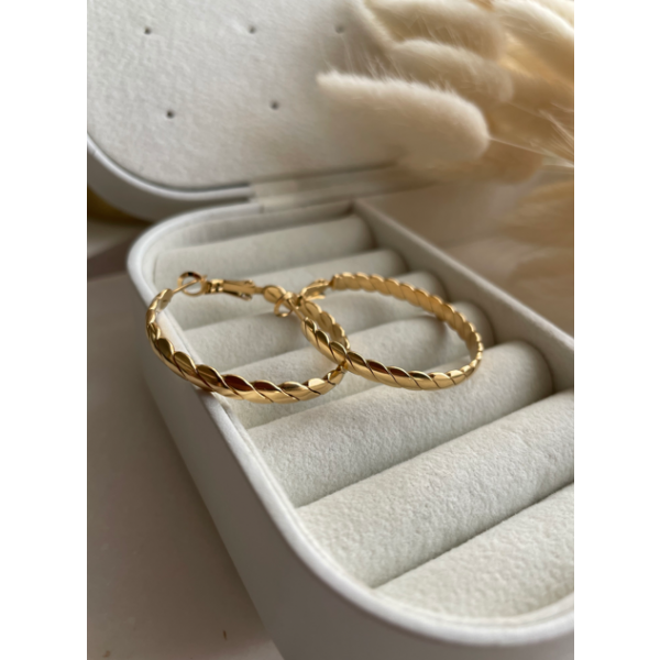 Boucle Anneaux Tressés