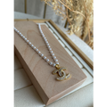 Collier Chanel Blanc