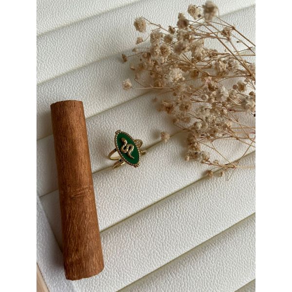 Bague serpent Vert