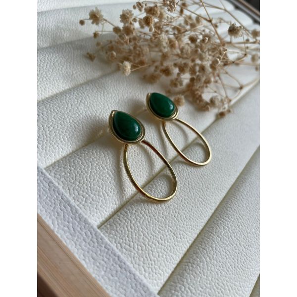 BOUCLE D'OREILLE GREEN