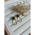 BOUCLE D'OREILLE GREEN
