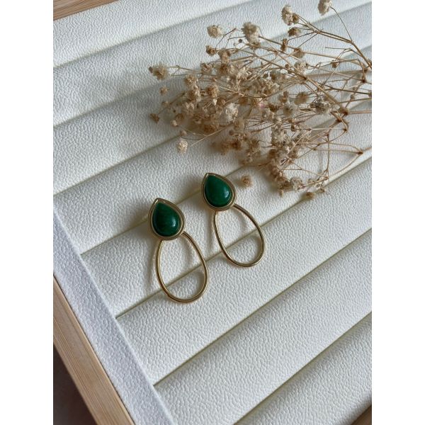 BOUCLE D'OREILLE GREEN