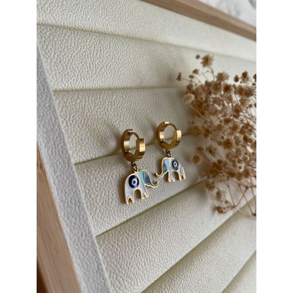 BOUCLE D'OREILLE ELEPHANT