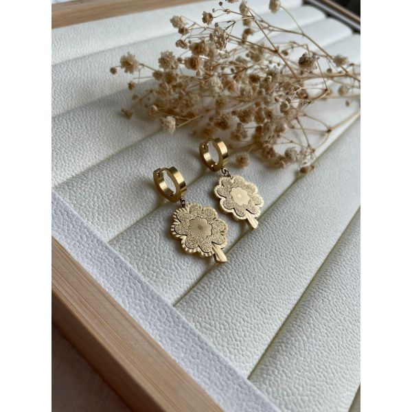 BOUCLE D'OREILLE LA ROSE