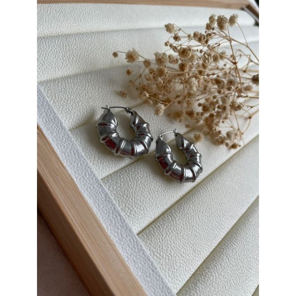 MINI CREOLE EN ARGENT
