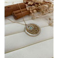 Collier "Mashallah" avec petite fleure