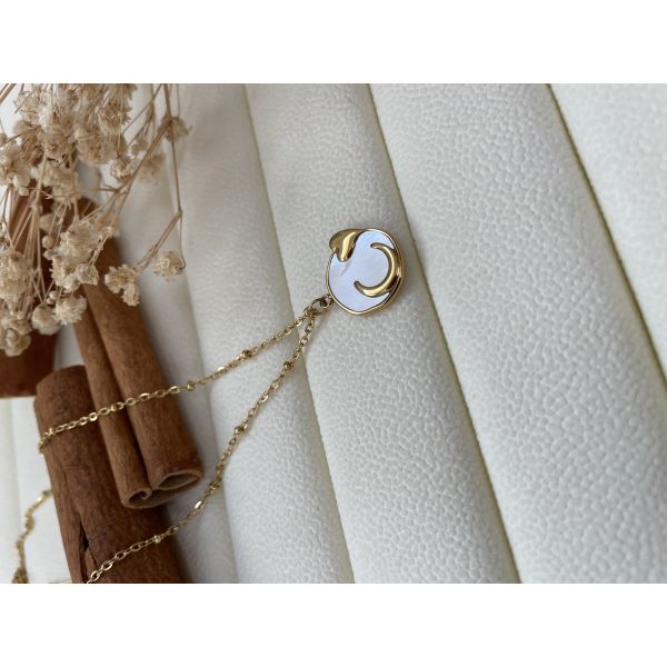 Collier coeur et lune