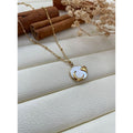 Collier coeur et lune