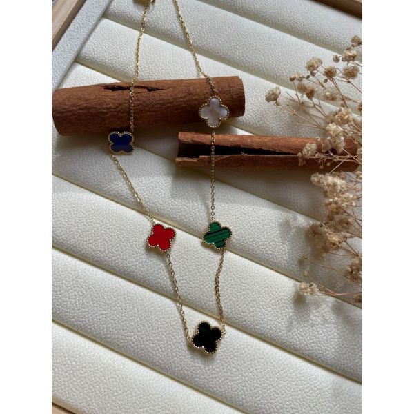 Collier cinque DAISY multicoleur