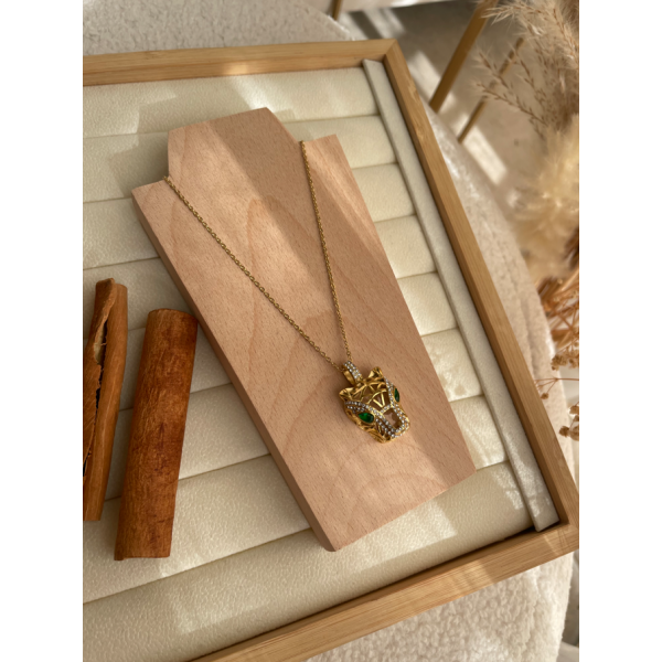 Collier Jaguar Vert
