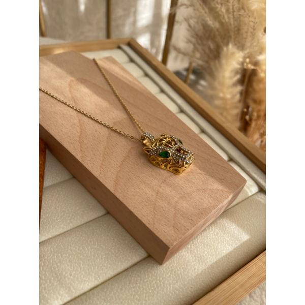 Collier Jaguar Vert