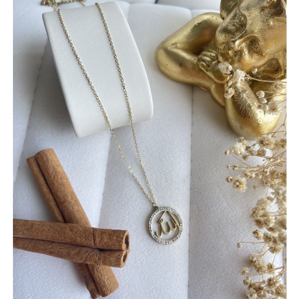 Collier Allah Diamant