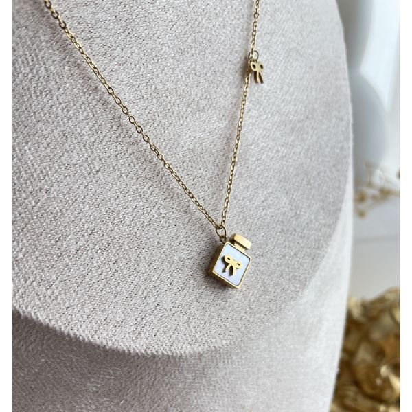 Collier Flacon Papillon
