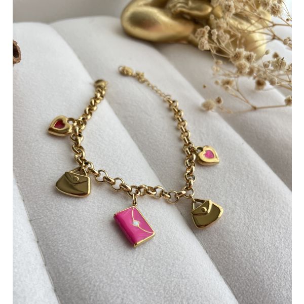 Bracelet Fétiche Rose