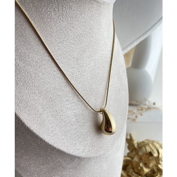 Collier Larme Doré