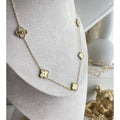 Collier 5 Tréfle Doré