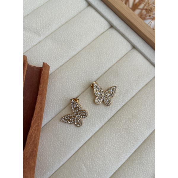 Collier Papillon Blanche