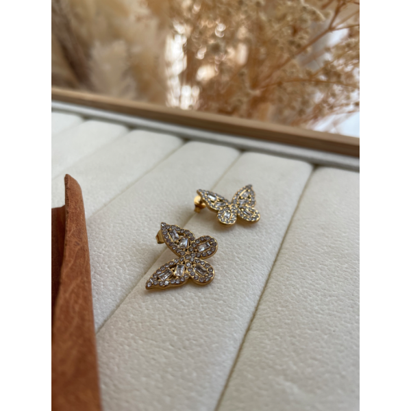 Collier Papillon Blanche